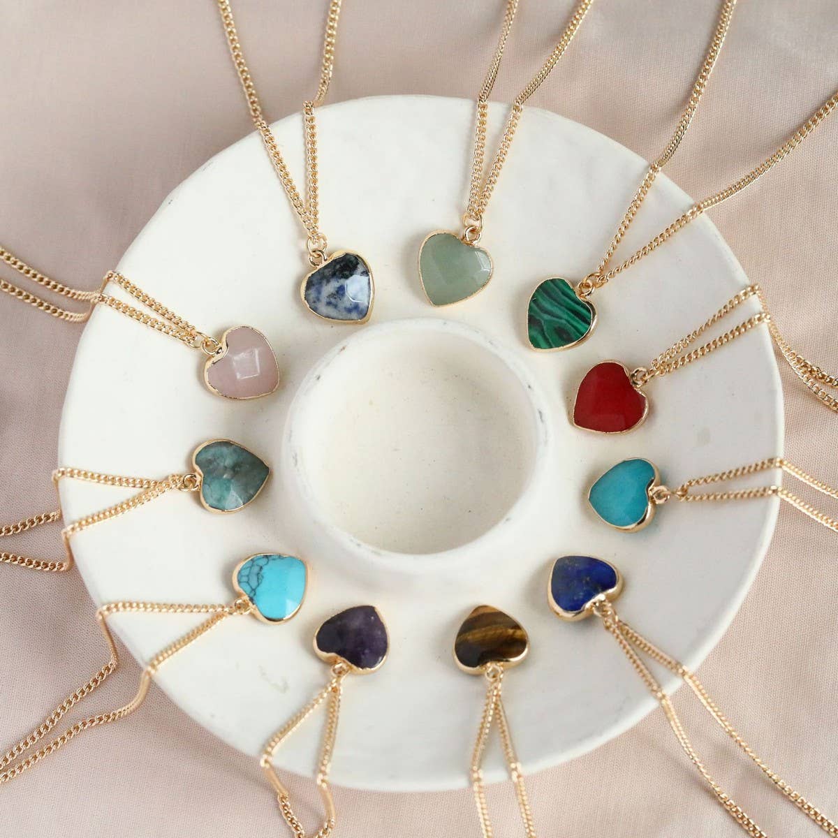 DECEMBER BIRTHSTONE HEART PENDANT NECKLACE_CWMM5334