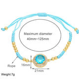 SET WITH COLORED ZIRCON BRACELET_CWAJE1040