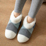 Winter Bunny Leg Cover Plush Indoor Slippers_Cwms0709