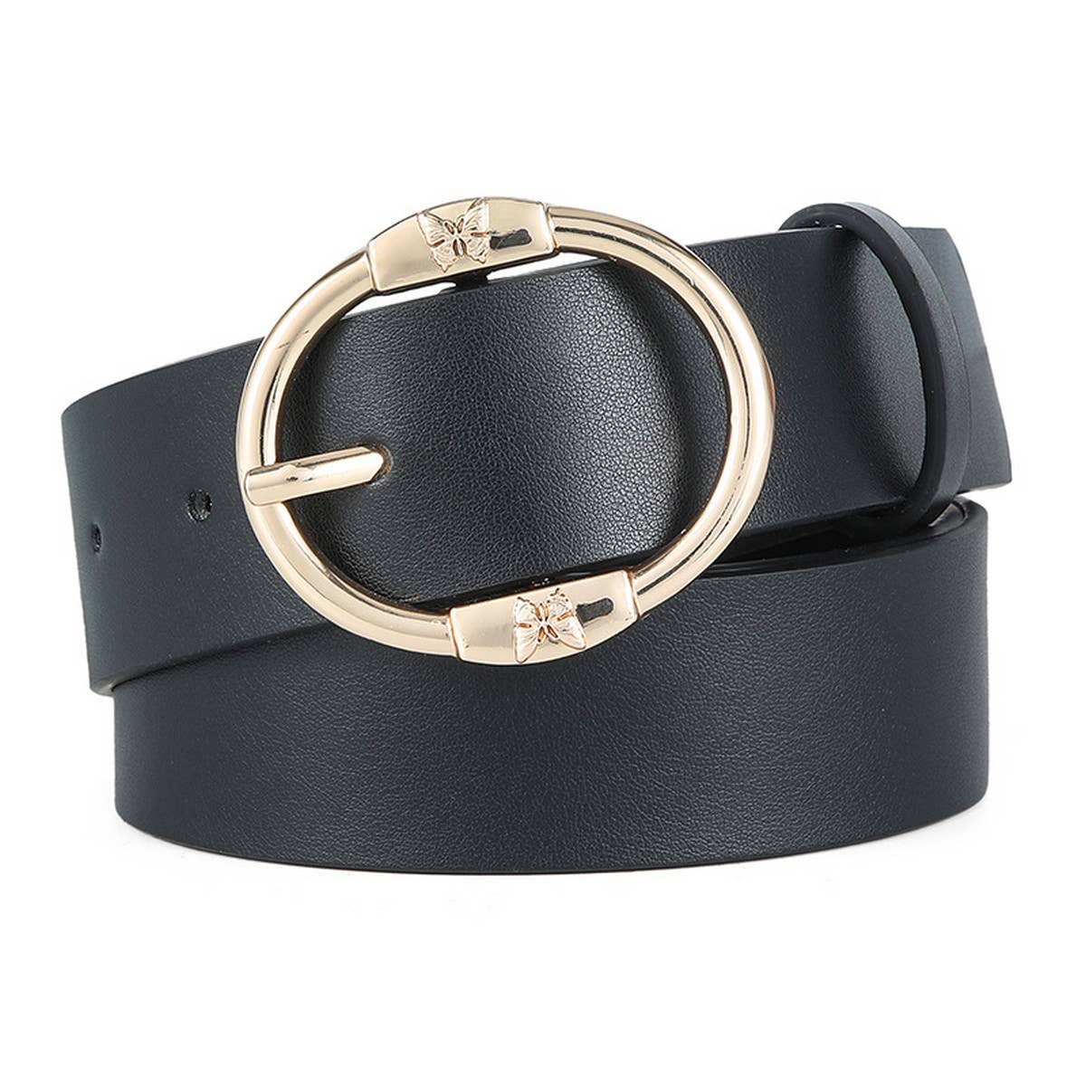 2024 WOMEN TRENDY ROUND PIN BUCKLE BELT_CWABE0351