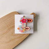 CHILDRENS NEW GEOMETRIC COLOR MATCHING HAIRPIN_CWAHA1813