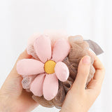 BATH POUF EXTRA LARGE TWO COLOR FOAMING BATH BALL_CWMM3346