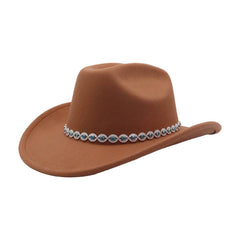 MEN WOMEN WOOL COWBOY FEDORA HAT NEW WINTER_CWAH04473