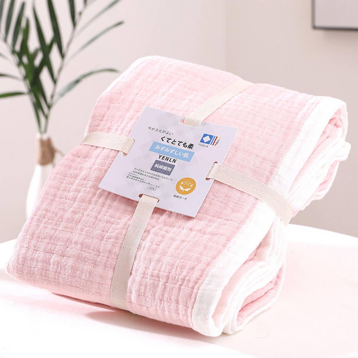 SOLID COLOR SIX LAYER AIR CONDITIONED NAP BLANKET_CWMM1611