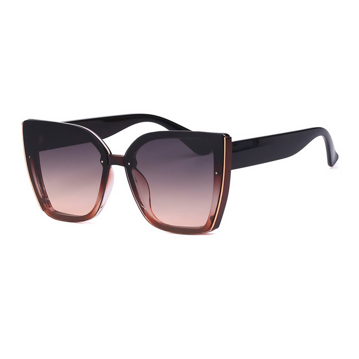 FASHION LARGE FRAME SUNGLASSES CAT EYE SUNGLASSES_CWASG0586