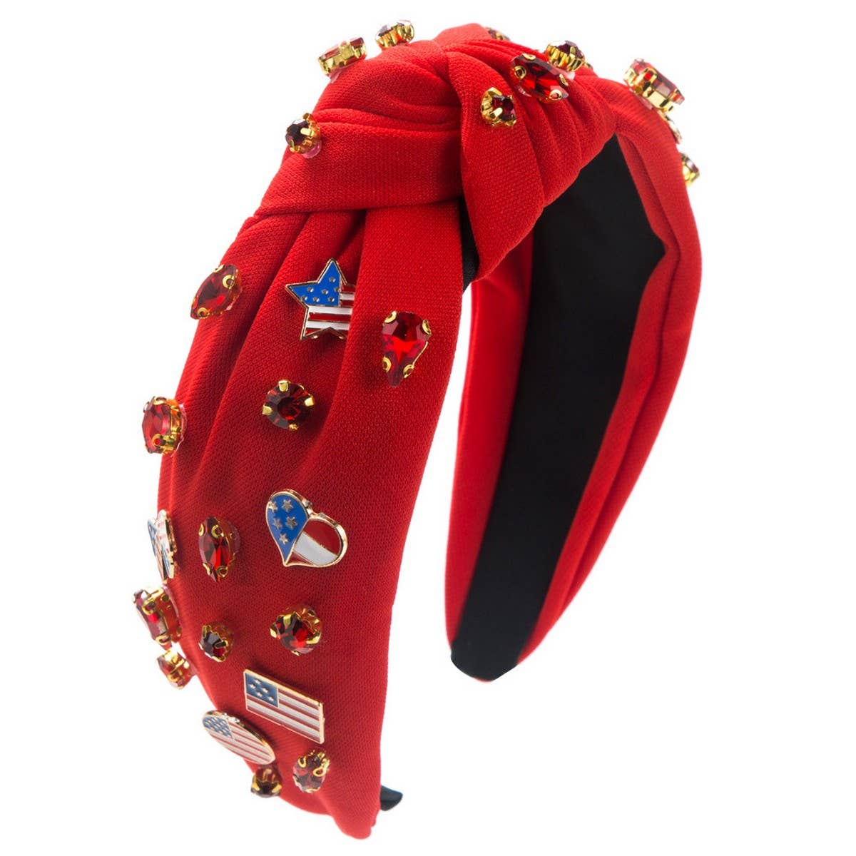 CREATIVE AMERICAN FLAG DIAMOND HEADBAND_CWAHA1254