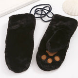 Cute Winter Student Fleece Cold Protection Gloves_Cwag0273