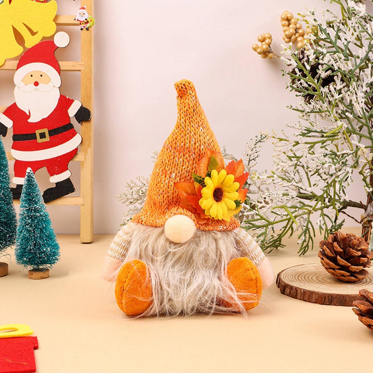 THANKSGIVING DECORATIONS DWARF FIGURINE ORNAMENTS_CWMM2849