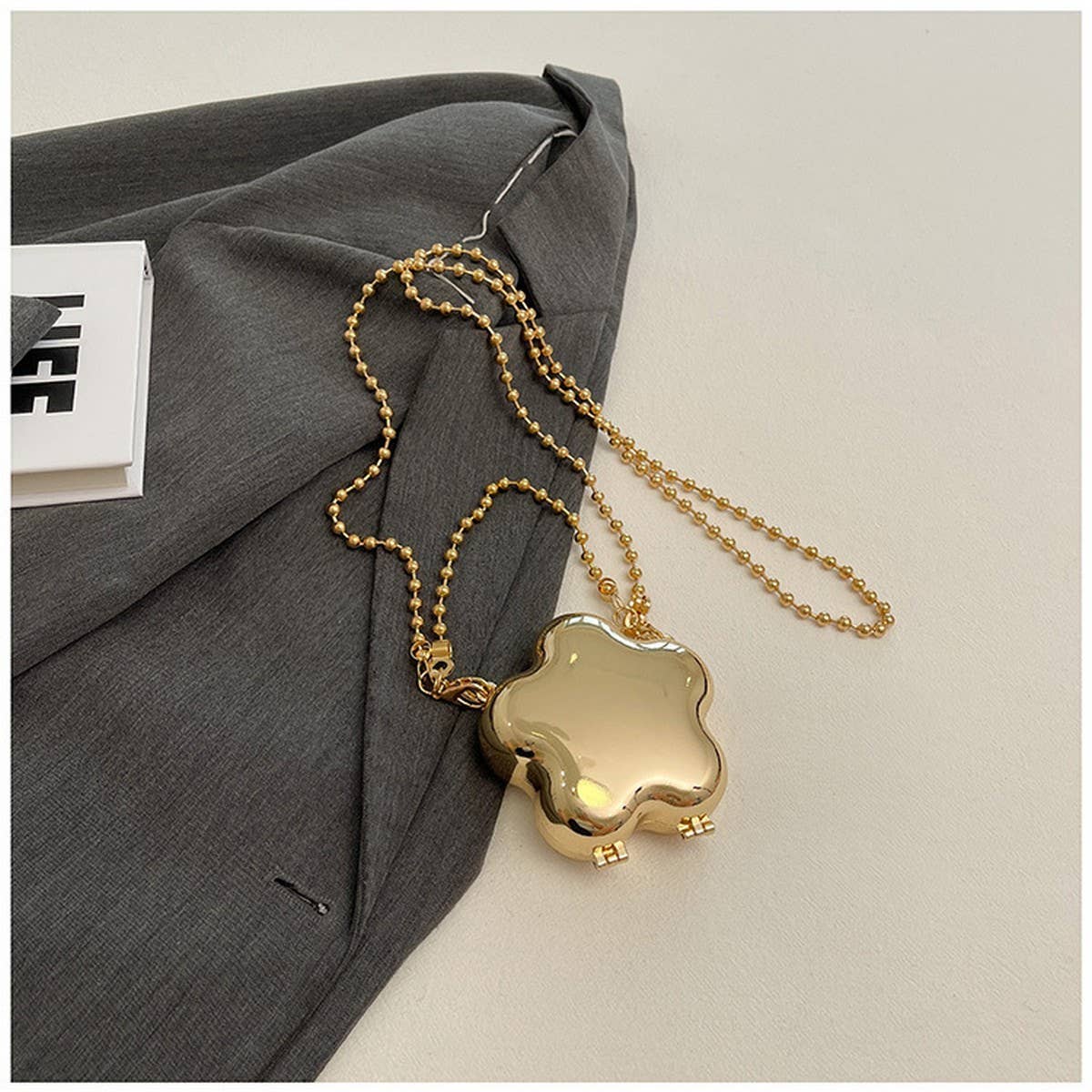 STAR SHAPE EVENING CLUTCH BAG SHOULDER BAG_CWAB3262