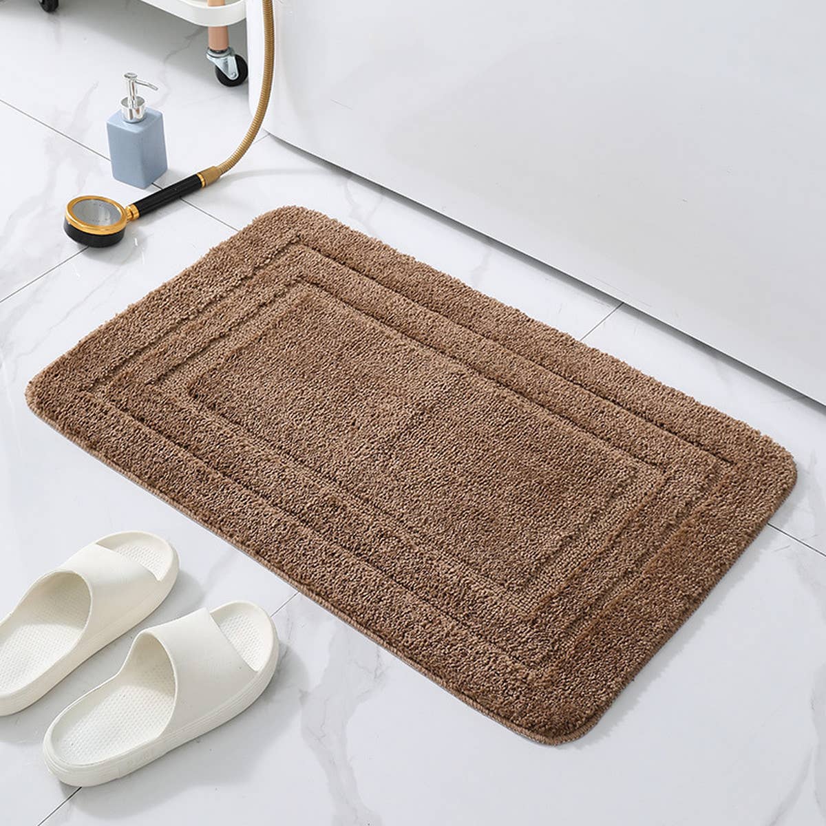 NEW ABSORBENT U SHAPED BATHROOM MAT_CWMM1586