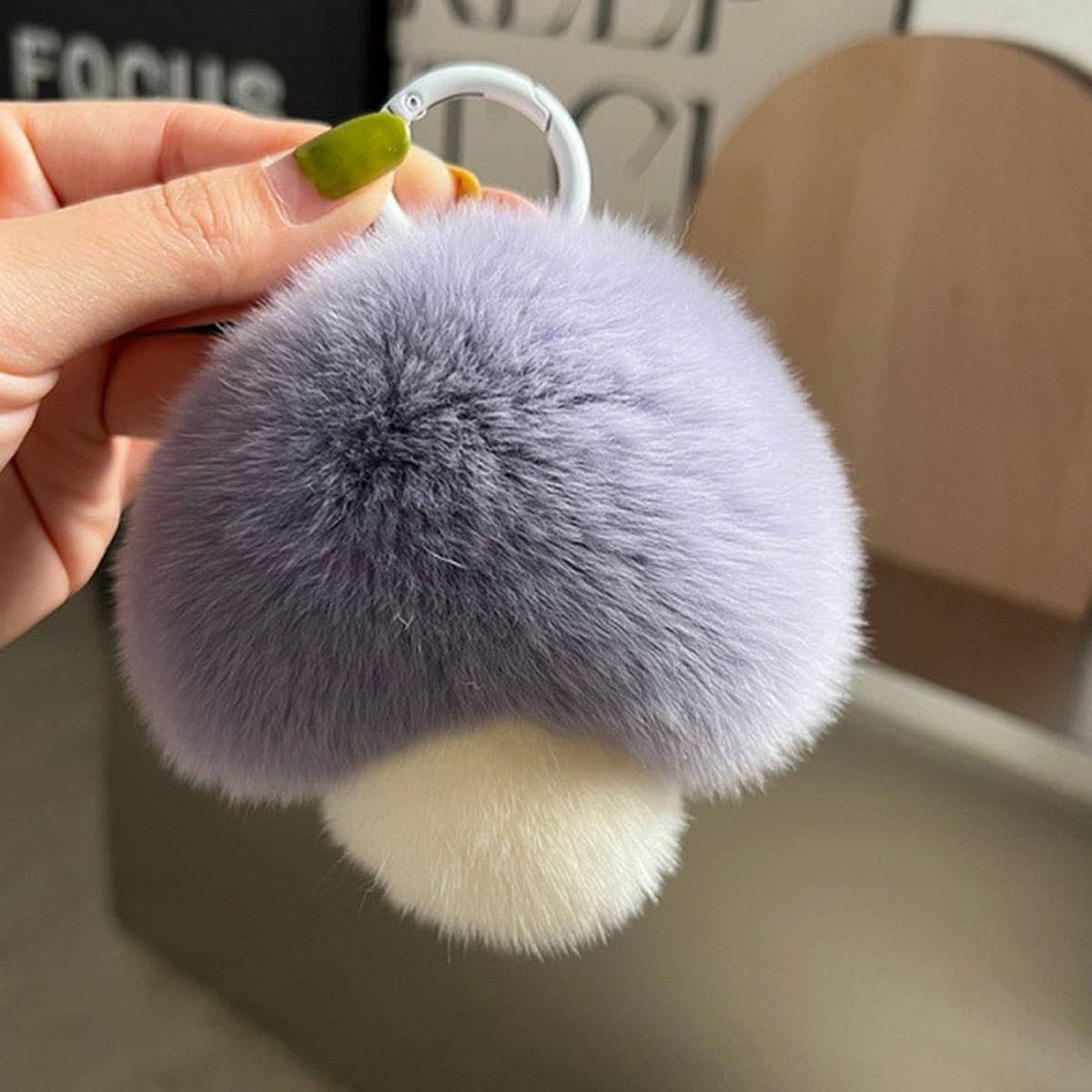 CUTE MUSHROOM KEYCHAIN PENDANT PLUSH ORNAMENT_CWMM2525