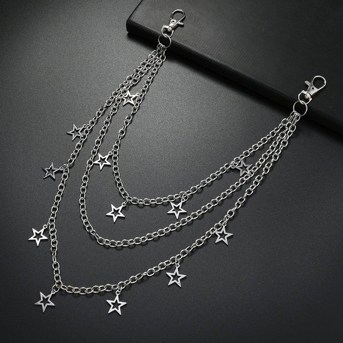 MULTI LAYER CHAIN CASUAL PUNK JEANS CHAIN_CWMM4882