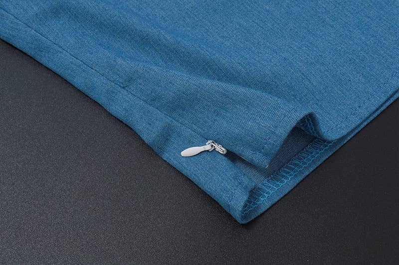 U-Neck Low-Cut Color-Blocked Short Halter Top