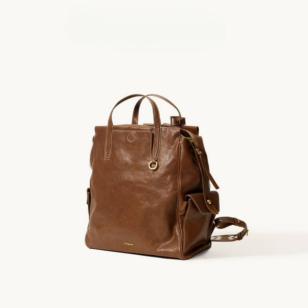 Vegetable Tanned Backpack Unisex Retro Style_Cwab5331