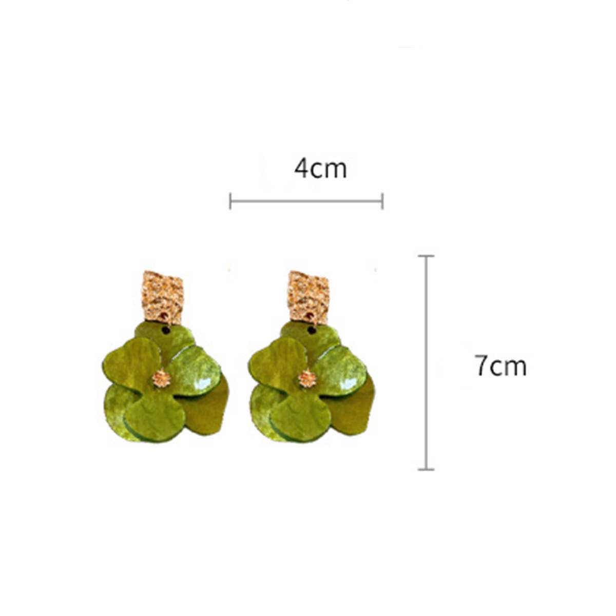 EXAGGERATED SMALL FRESH FLOWER EARRINGS_CWAJE2460