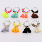 BOHEMIAN STYLE WOMENS COLORFUL TASSEL EARRINGS_CWMM3558