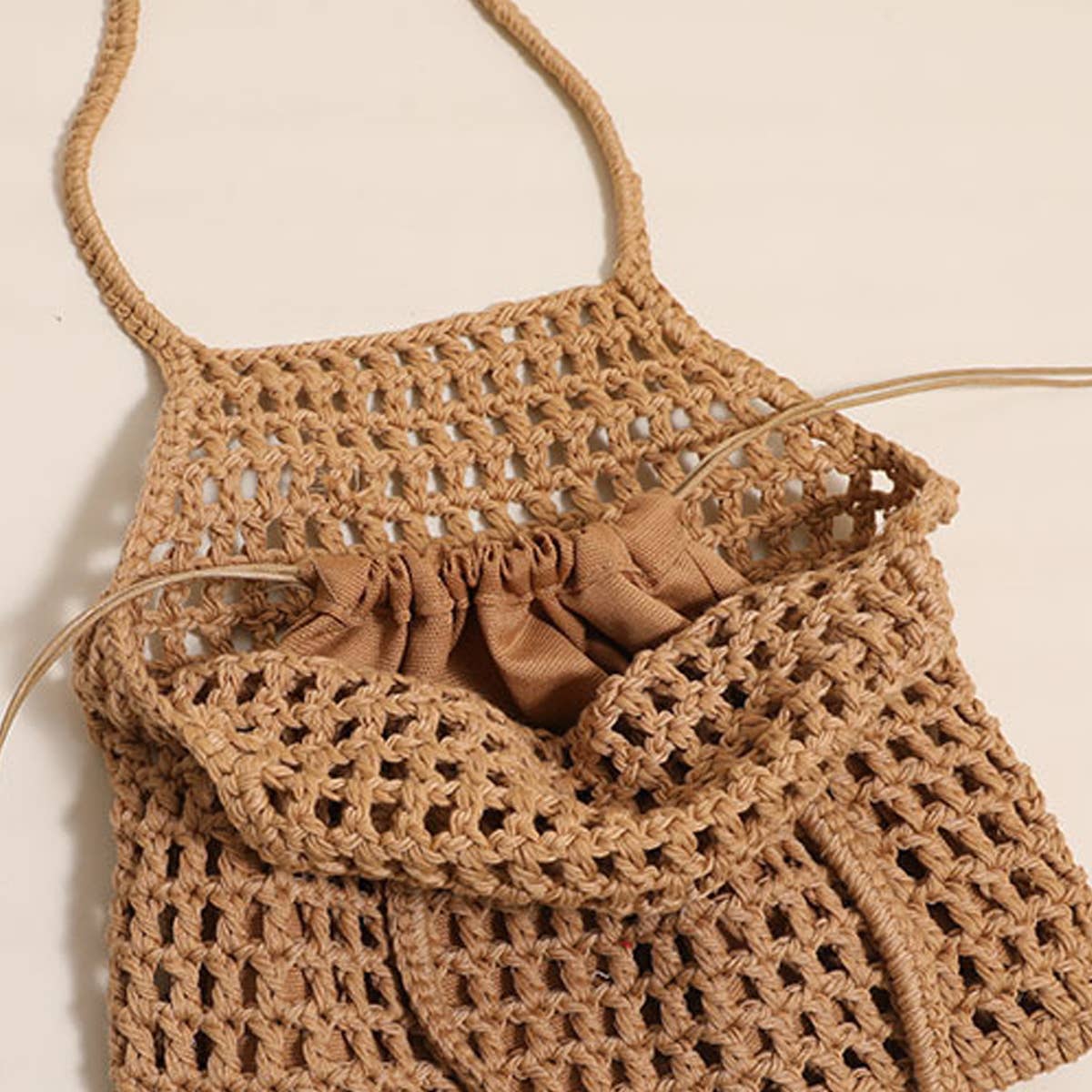NEW STYLE HOLLOW PORTABLE HOLIDAY BEACH WOVEN BAG_CWAB1872