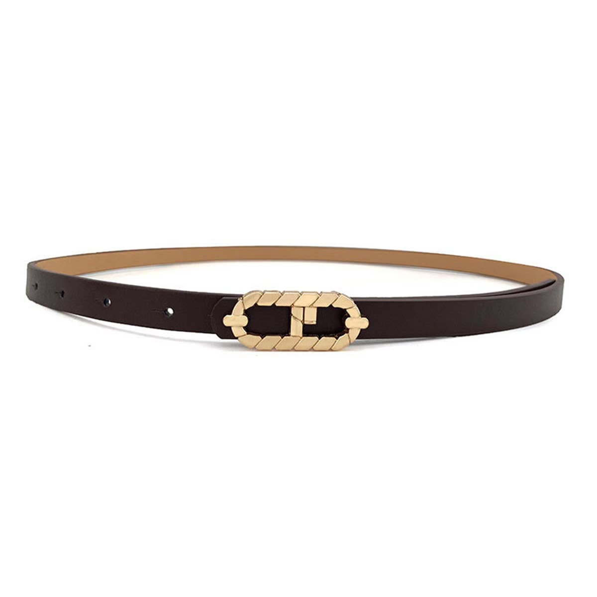 Women Simpleniche Design Thin Belt_Cwabe0179