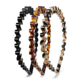 ACETATE SHEET 8MM THICK WAVE HEADBAND_CWAHA4344