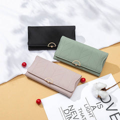 Fresh Large Capacity Trifold Wallet Clutch_Cwab06232