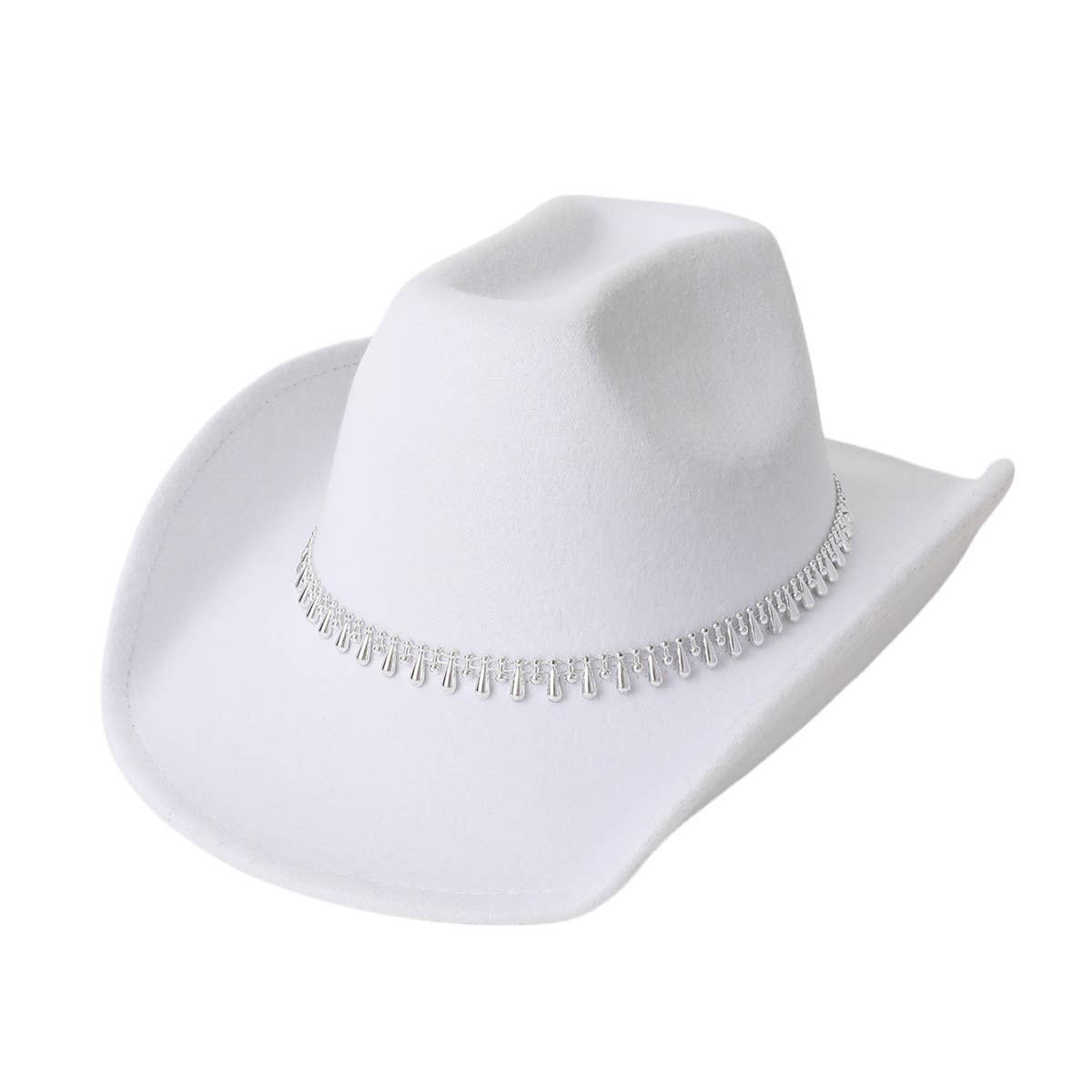 Western Cowboy Hat With Diamond Sword Chain_Cwah3633
