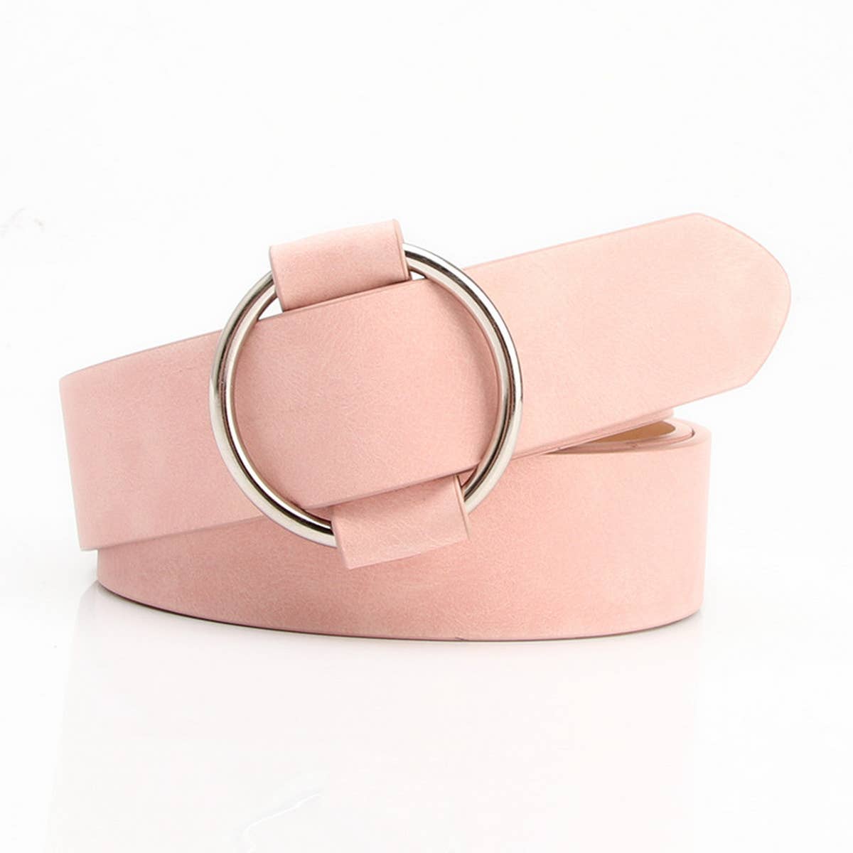 Cwabe0942_Round Buckle Needle-Free Freely Adjustable Belt