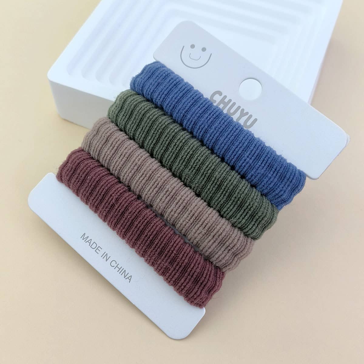 HIGH ELASTICITY SIMPLE PONYTAIL HAIR TIES_CWAHA1131