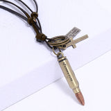 Vintage Punk Style Bullets Necklace