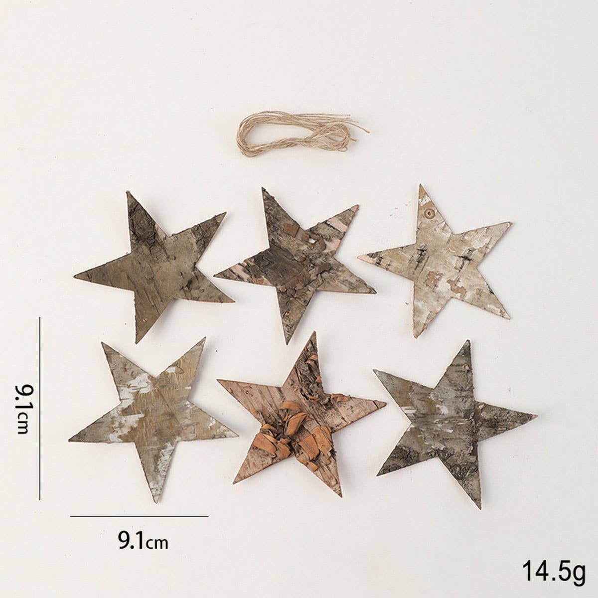 NATURAL CEDAR WOODEN CHRISTMAS TREE HANGING DECOR_CWMM9791