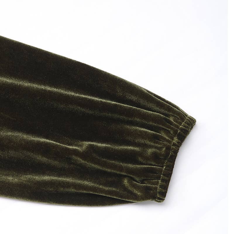 Valentines Day Velvet Elegant Mid-Length Dress