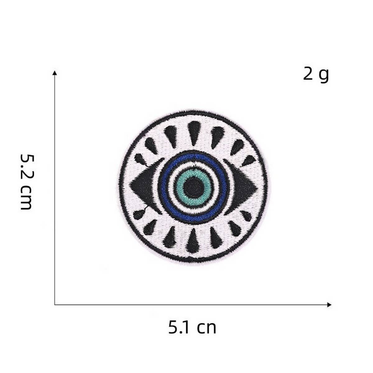 NEW DEVILS EYE EMBROIDERY CLOTHING PATCH_CWMM4025