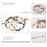 ACETATE PLATE HAIRPIN LEOPARD PRINT HAIRPIN_CWAHA4227
