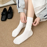 NEW COTTON VERTICAL STRIPED BONELESS PILE SOCKS_CWMS1393