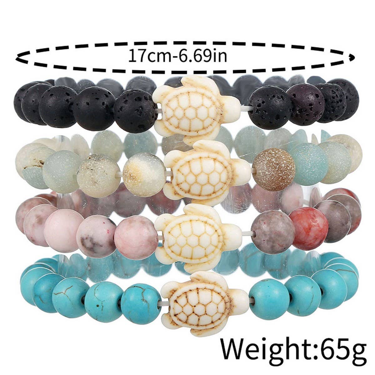 FASHIONABLE MARINE ANIMAL BRACELET SET_CWMM3539