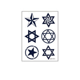 GARDENIA BLUE JUICE TATTOO STICKERS WATERPROOF_CWMM8359