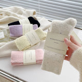 Women Winter Thickened Socks With Dot Yarn_Cwms0878