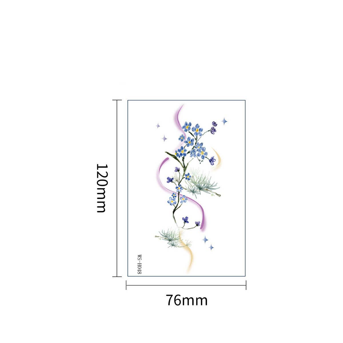 ELEGANT FLORAL ARM TATTOOS WATERPROOF LONG LASTING_CWMM8263