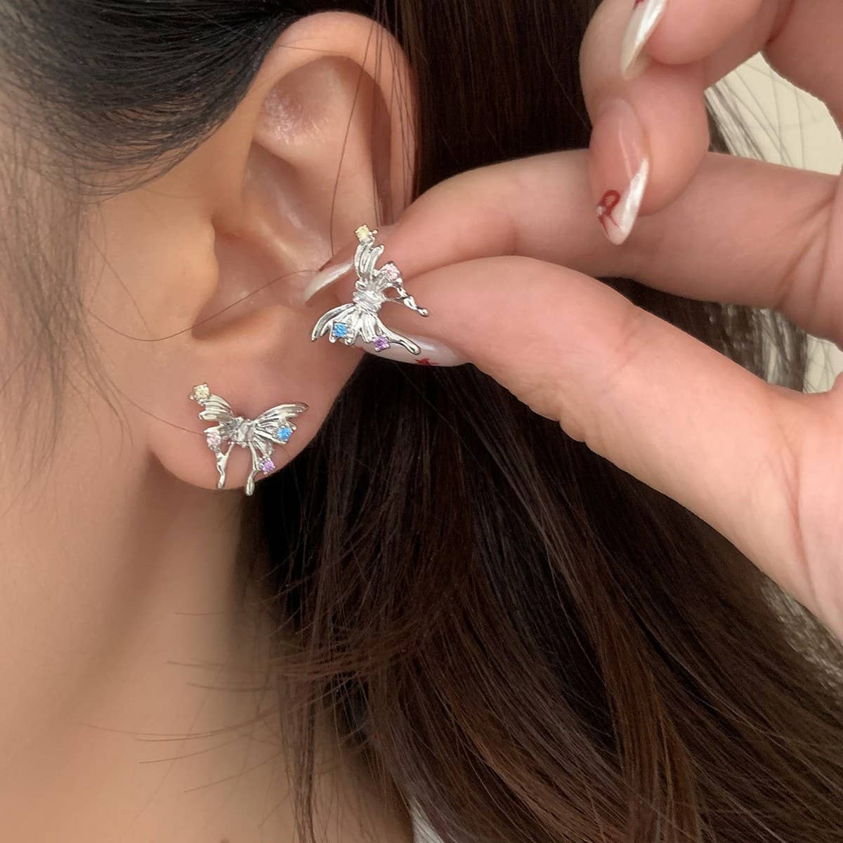 SWEET AND COOL BOW HIGH END EARRINGS FOR WOMEN_CWAJE3000