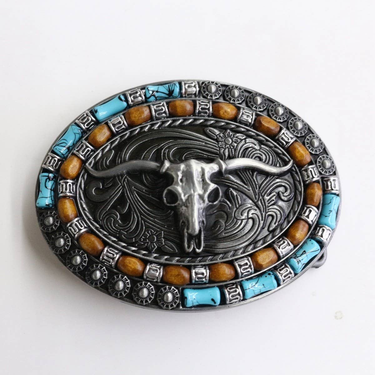 Western Retro Belt Buckle For Men_Cwabe0429