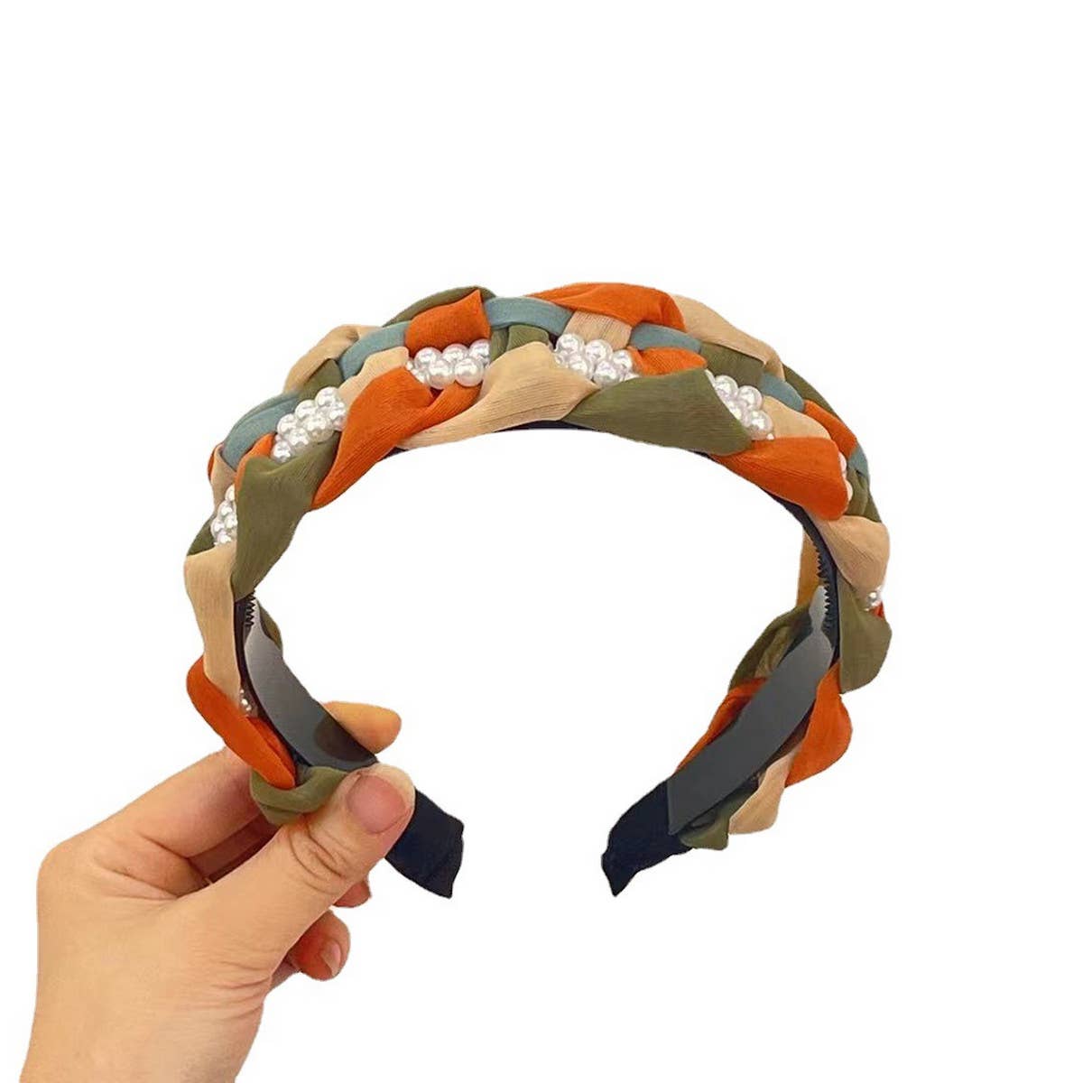 Wide-Brimmed Pearl Braid Headband_Cwaha1708