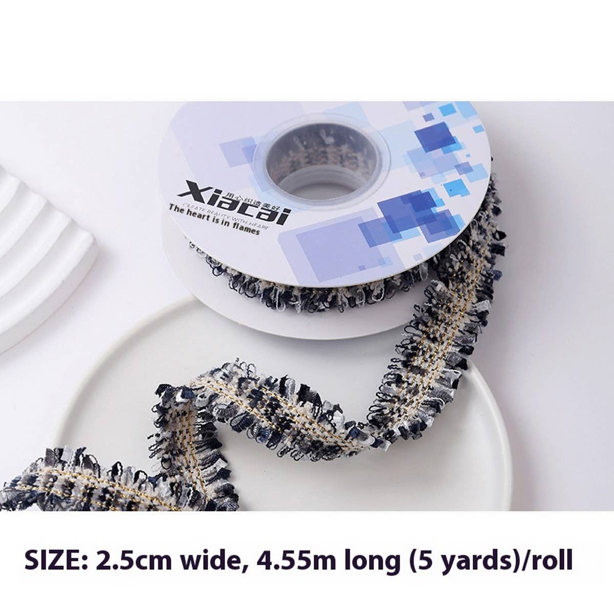 LACE EMBROIDERY FLOWER LACE DIY FABRIC RIBBON_CWMM5744