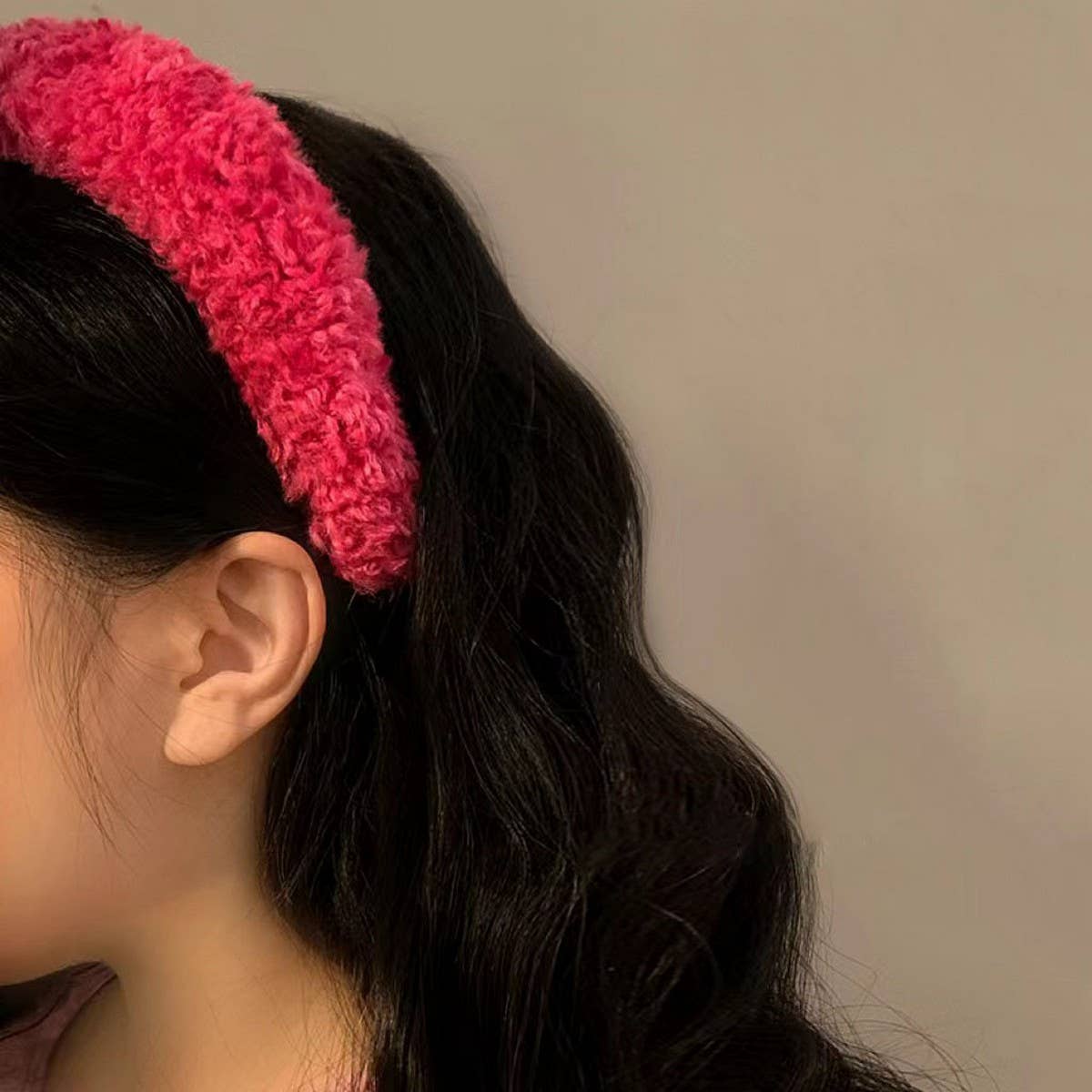 Wide-Brimmed Furry Headbands_For Winter,Fall_Cwaha0439