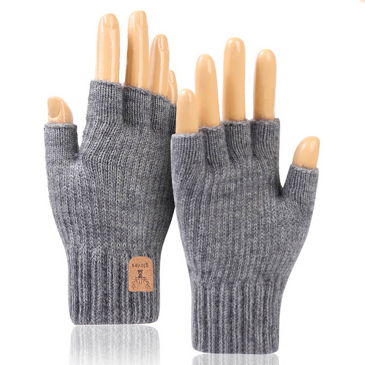 Cold-Proof And Warm Thick Half-Finger Gloves_Cwag0120