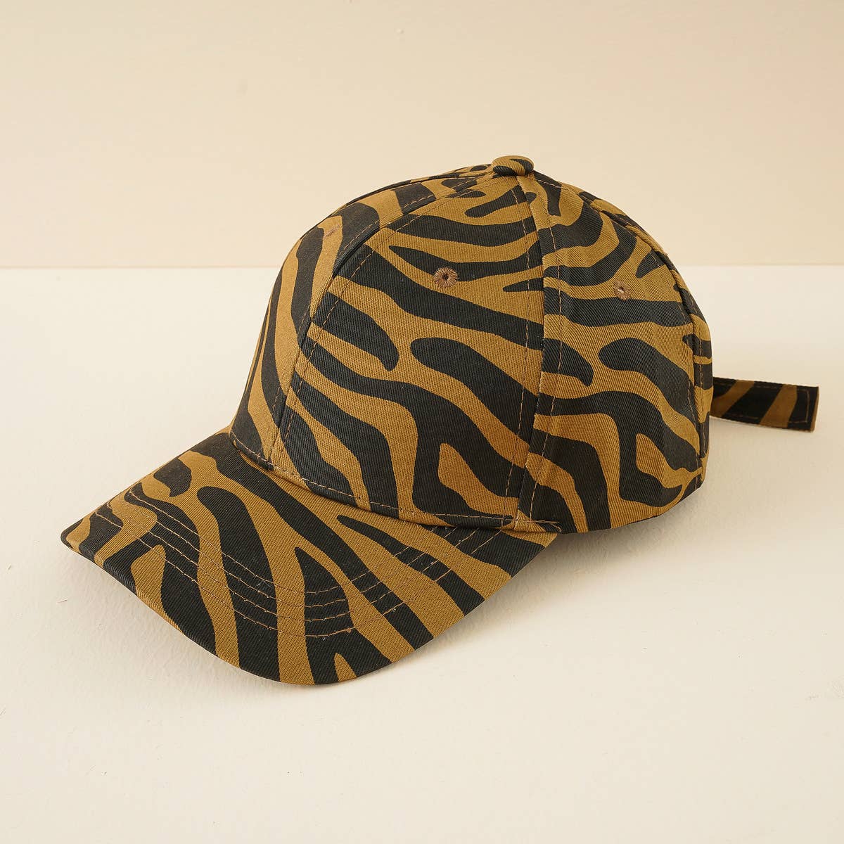Zebra Print Baseball Hat Summer Sun Hat Cwah1401