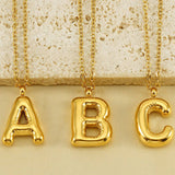 18K GOLD 26 LETTER PENDANT NECKLACE_CWAJE0676