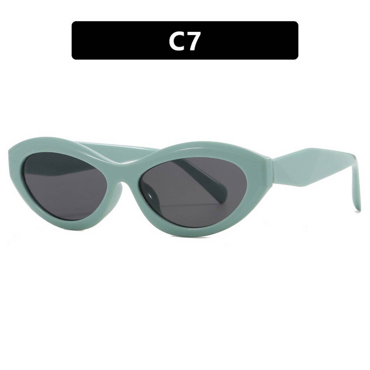 PERSONALIZED TRENDY SUNSHADE OVAL SUNGLASSES_CWASG0315