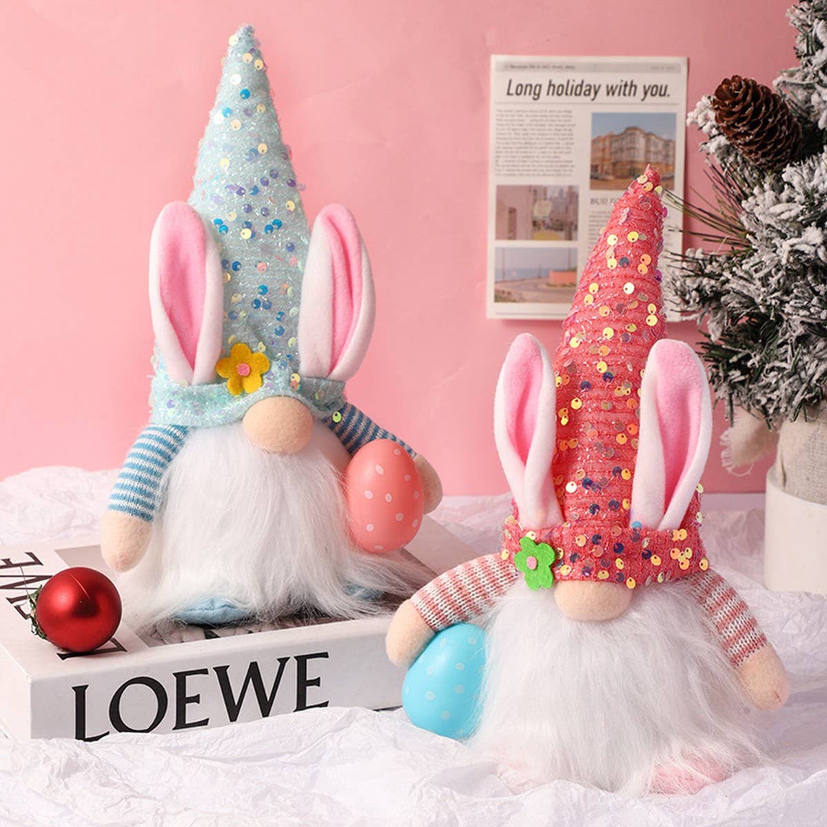 EASTER DECORATION LUMINOUS RUDOLPH ORNAMENTS_CWMM2916