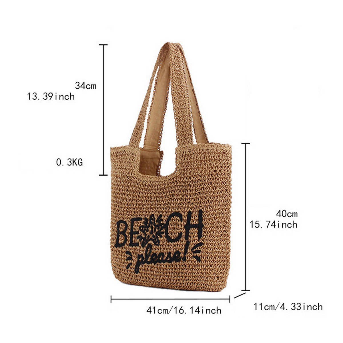 LARGE CAPACITY CASUAL VERSATILE PAPER ROPE BAG_CWAB4698
