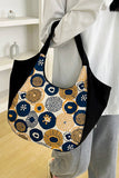MODERN PATTERNED CASUAL CANVAS SHOULDER BAG_CWAB0511