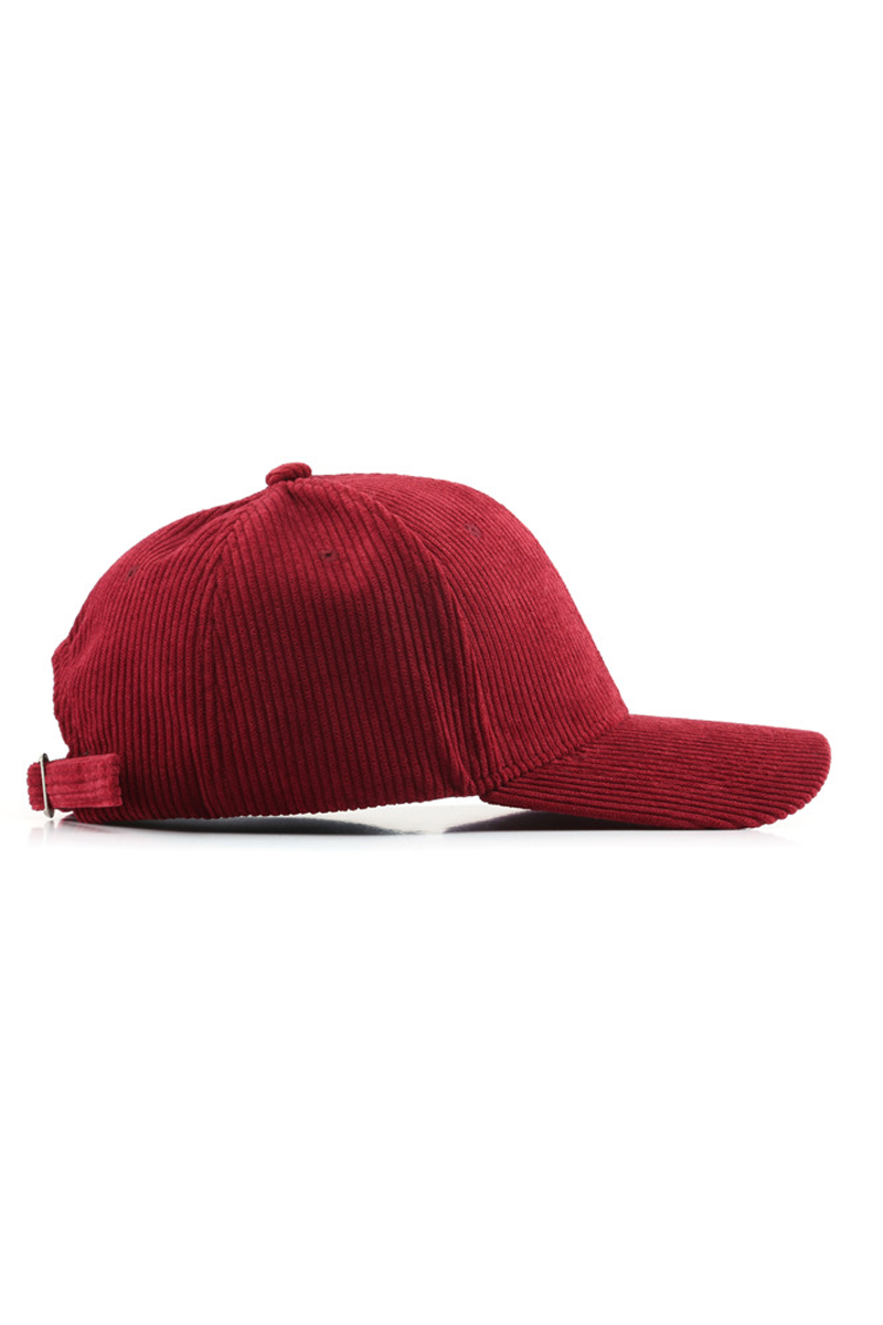 CORDUROY BASEBALL CAP UNISEX WINTER WARM OUTDOOR_CWAH0517